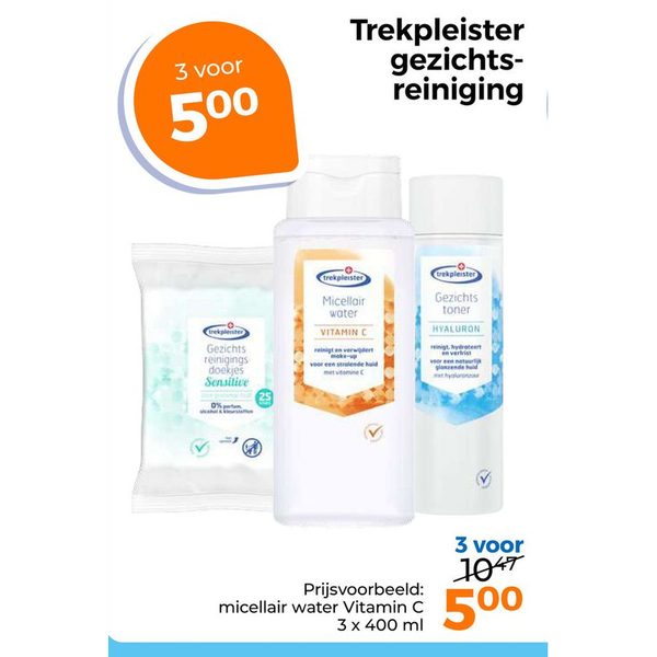 Trekpleister gezichtsreiniging
