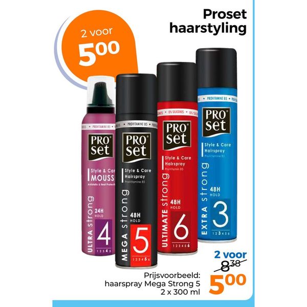Proset haarstyling