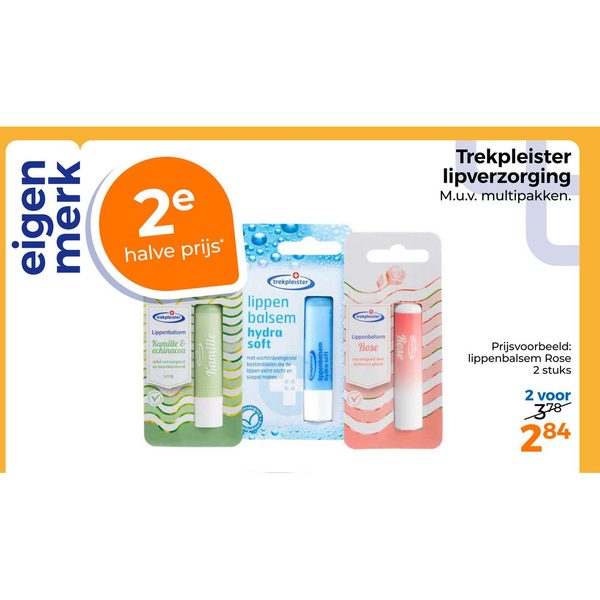 Trekpleister lipverzorging