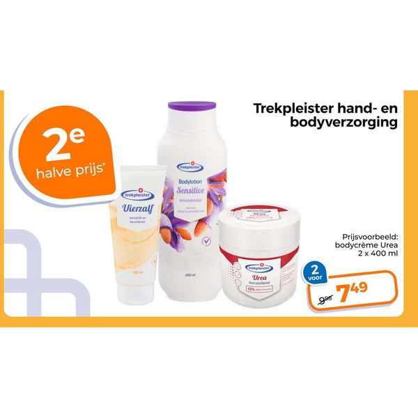 Trekpleister hand- en bodyverzorging