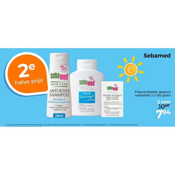 Verzorgingsproducten (o.a. shampoo, douchegel, wastablet)