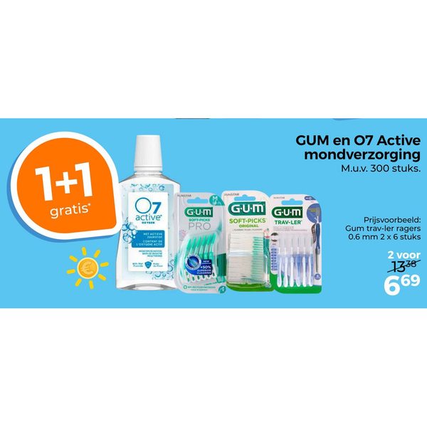 GUM en O7 Active mondverzorging