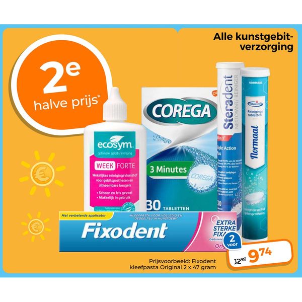 Kunstgebitverzorging diverse soorten