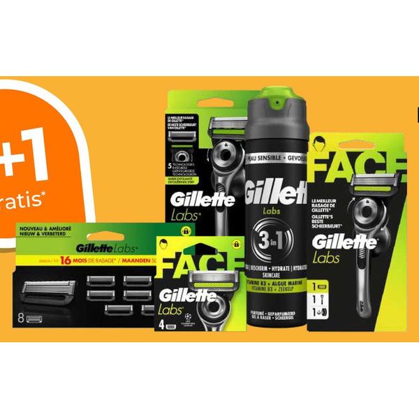 Gillette Labs Face en Body navulmesjes