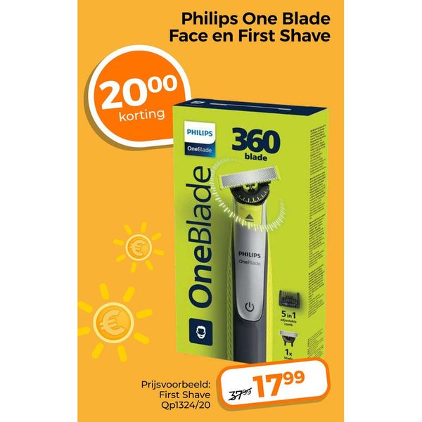 Philips One Blade Face en First Shave