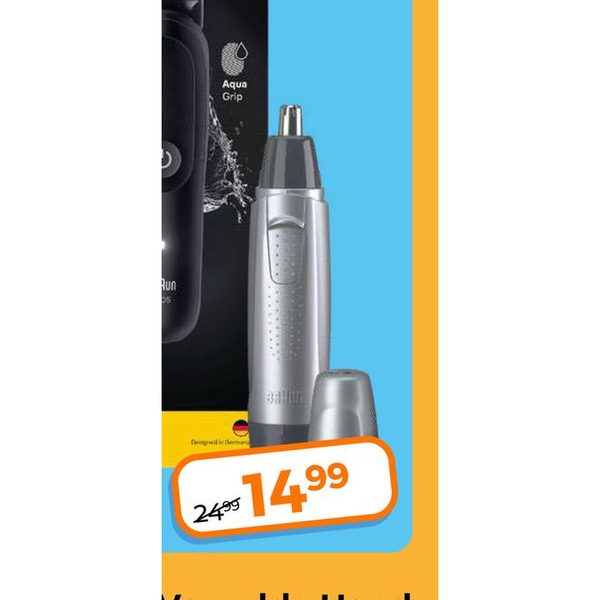 Braun oor- en neustrimmer