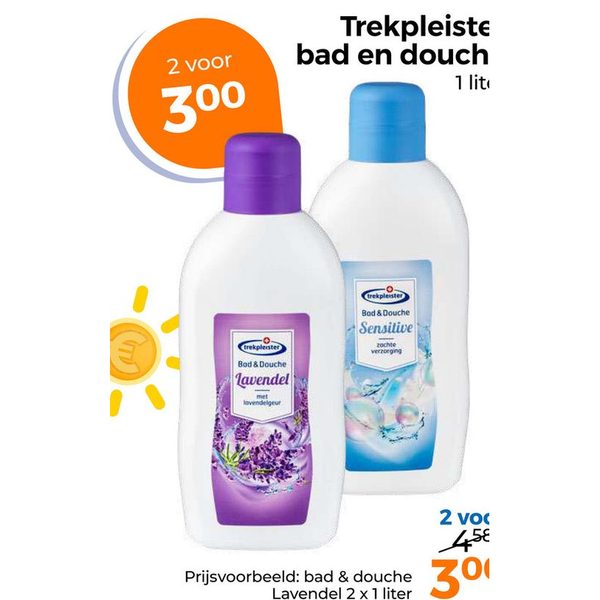 Trekpleister bad en douche