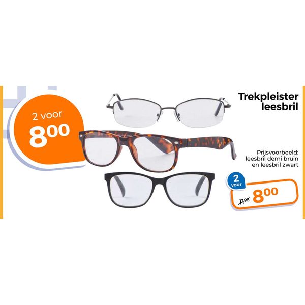 Trekpleister leesbril