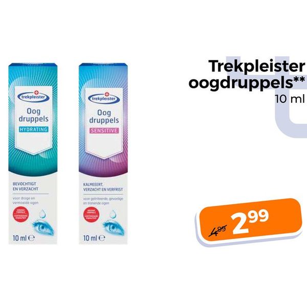 Trekpleister oogdruppels