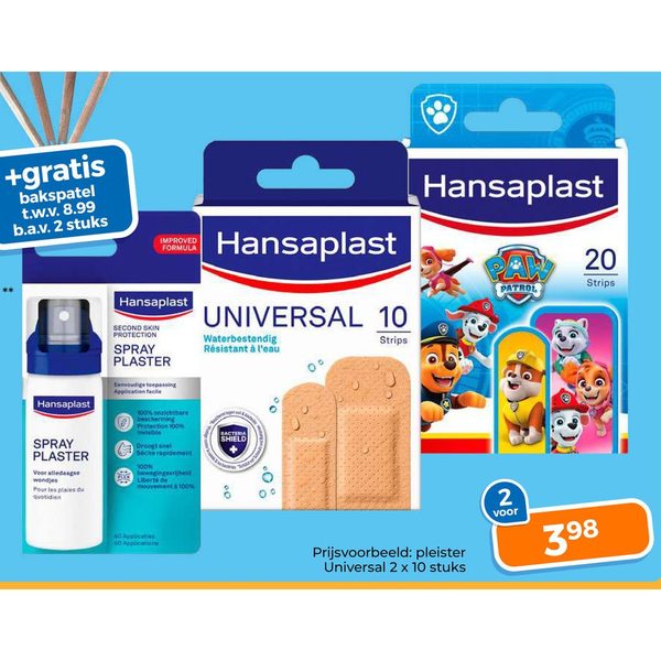 Hansaplast pleisters en spray