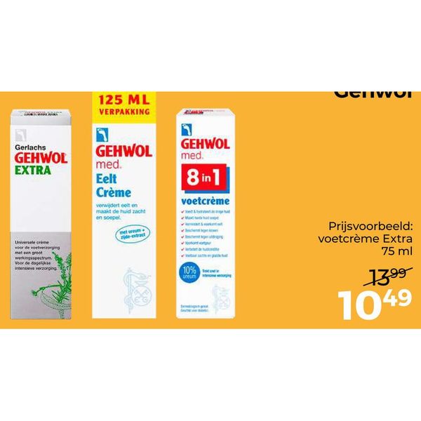 Gehwol voetverzorging
