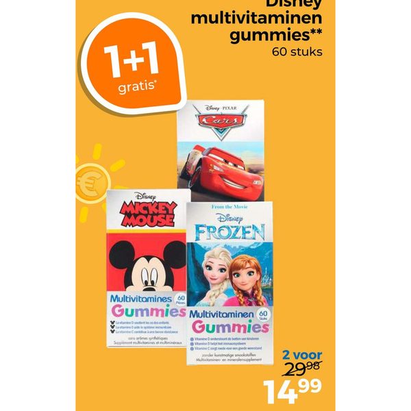Disney multivitamines gummies