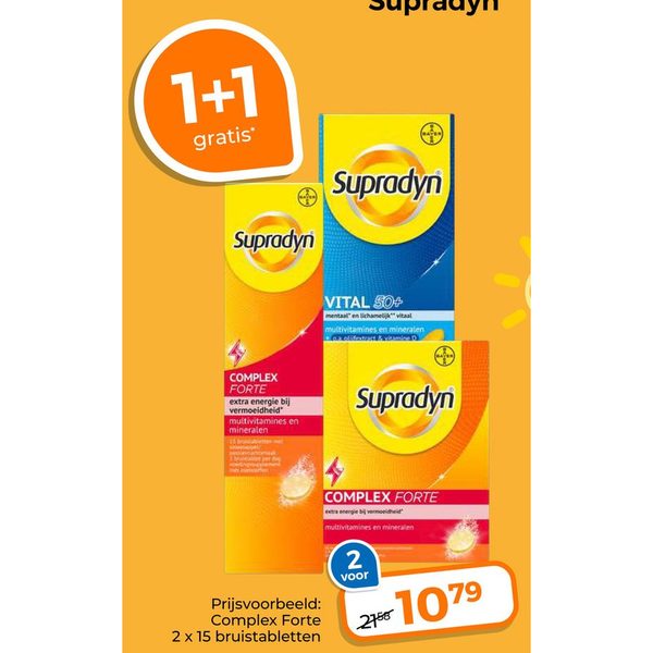 Multivitaminen bruistabletten