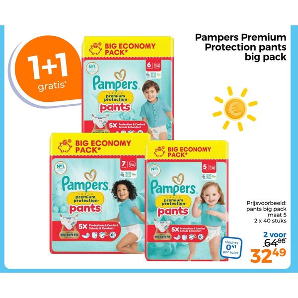 Pampers Premium Protection Pants Big Economy Pack