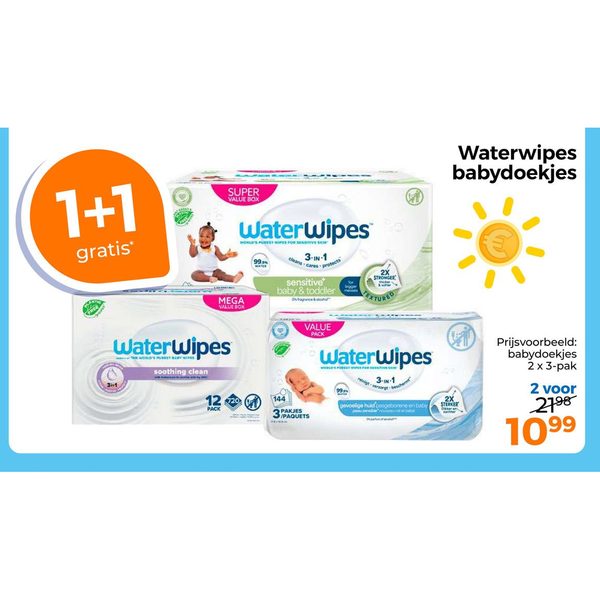 Waterwipes babydoekjes