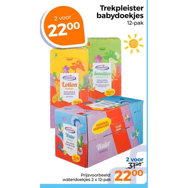 Trekpleister babydoekjes