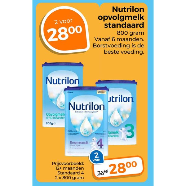 Nutrilon opvolgmelk standaard