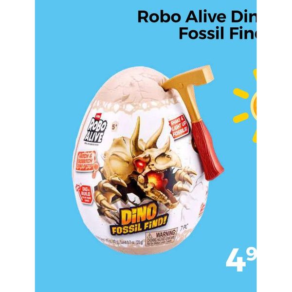 Robo Alive Dino Fossil Find