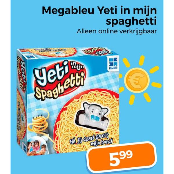 Megableu Yeti in mijn spaghetti