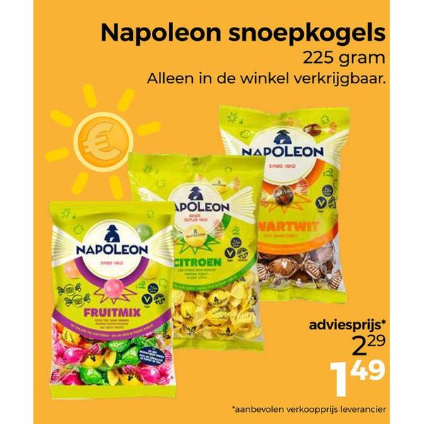 Napoleon snoepkogels