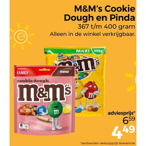 M&M's Cookie Dough en Pinda