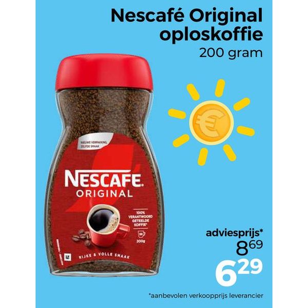 Nescafé Original oploskoffie