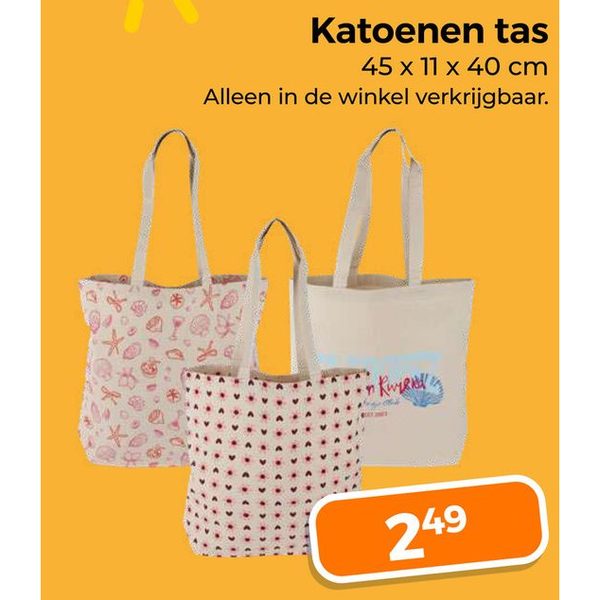 Katoenen tas