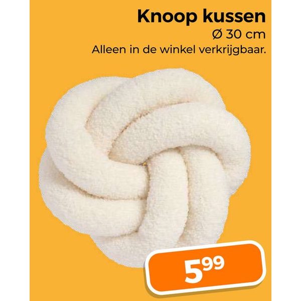 Knoop kussen