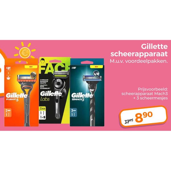 Gillette scheerapparaat