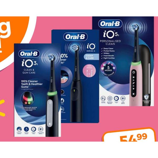 Oral-B elektrische tandenborstel iO3s Matt Black