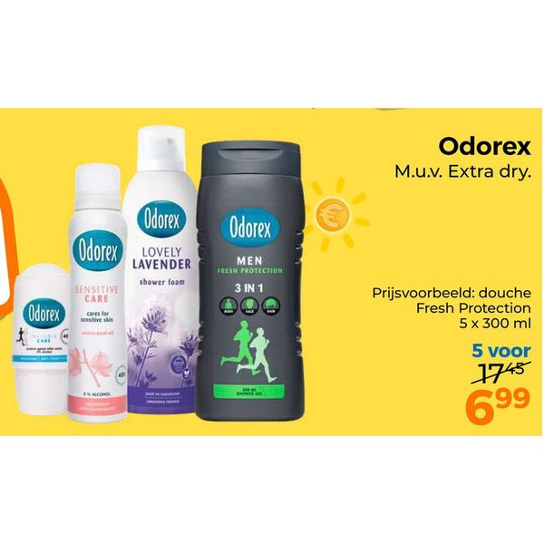 Odorex douche en deodorant