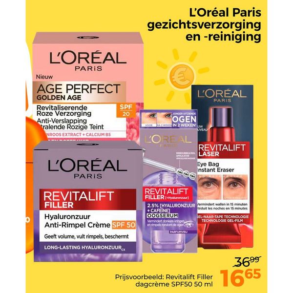 L'Oréal Paris gezichtsverzorging