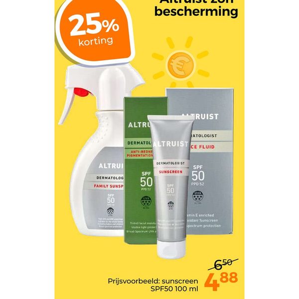 Altruist Sunscreen SPF50
