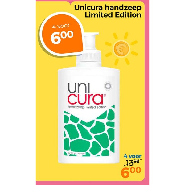 Unicura handzeep Limited Edition