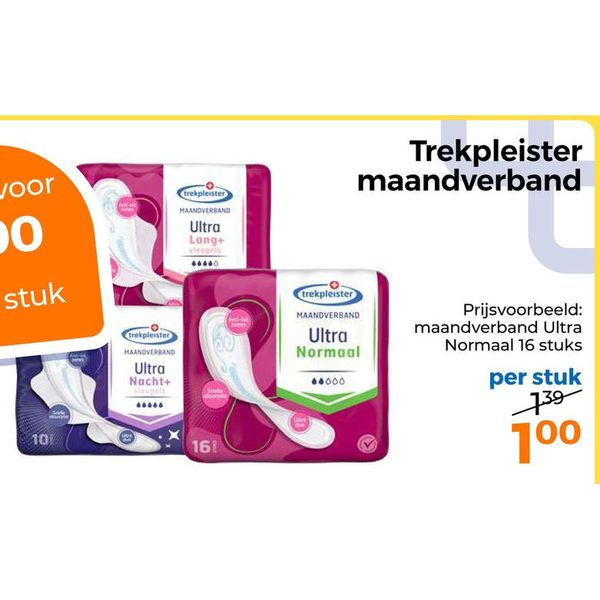Trekpleister maandverband
