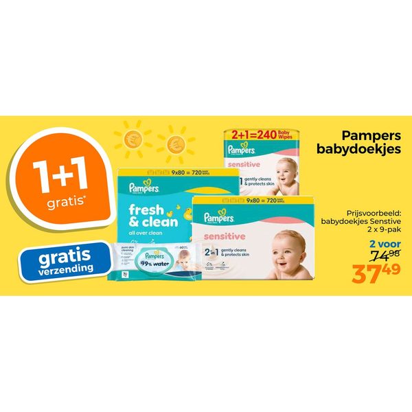 Pampers babydoekjes
