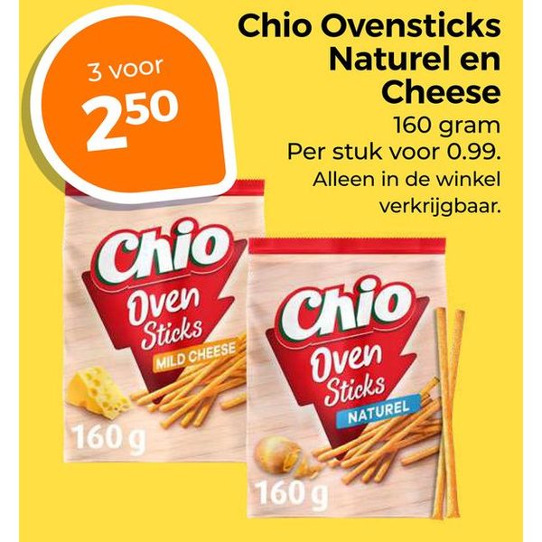 Ovensticks Naturel en Cheese