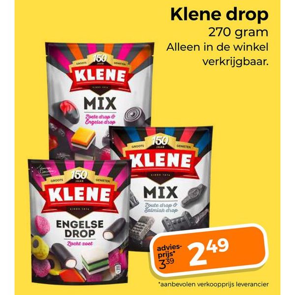Klene drop