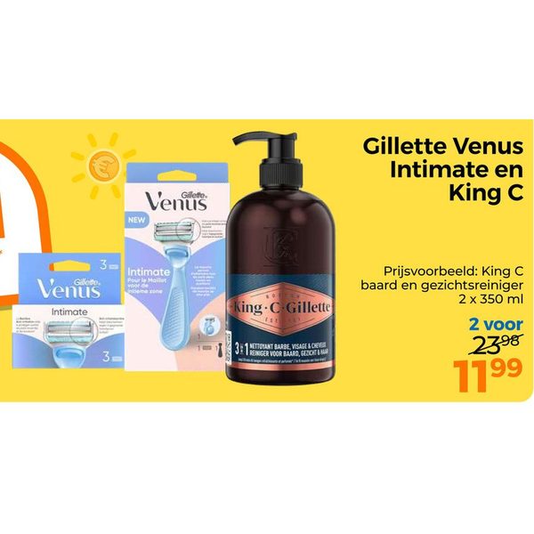 Gillette Venus Intimate en King C