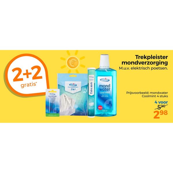 Trekpleister mondverzorging