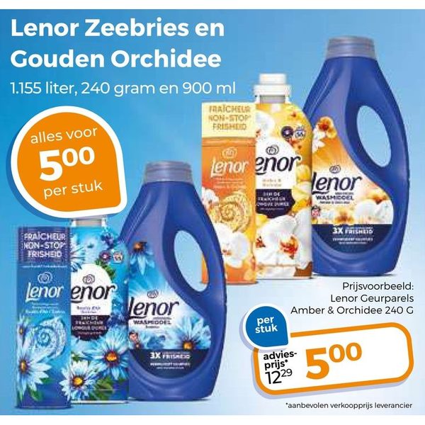 Lenor Zeebries en Gouden Orchidee
