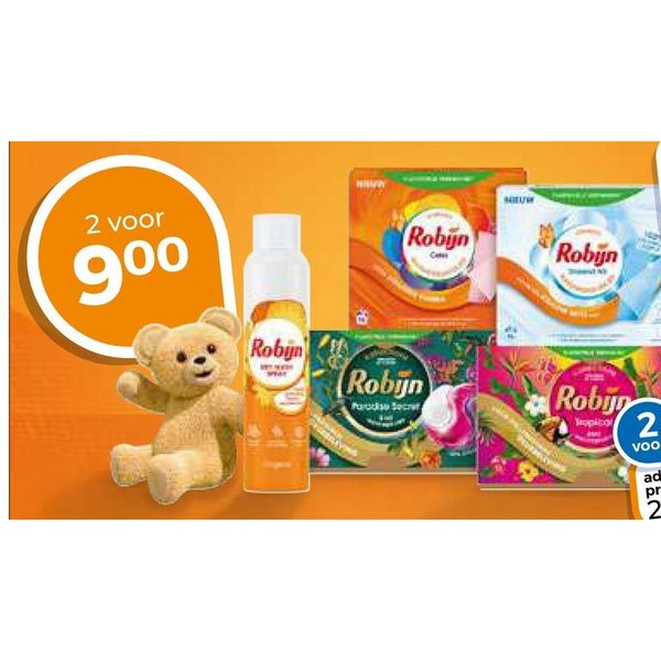 Collection wasmiddelcapsules, wasmiddeldoekjes en Dry Wash spray