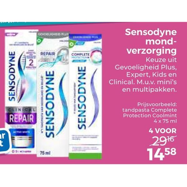 Sensodyne mondverzorging