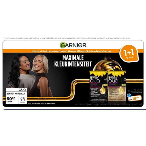 Garnier Olia en Nutrisse haarkleuring