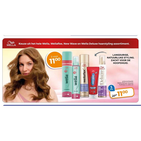 Wella, Wellaflex, New Wave, Wella Deluxe assortiment