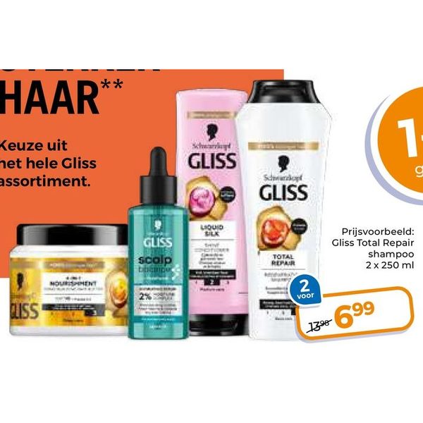Gliss Total Repair shampoo