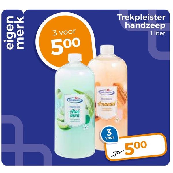 Trekpleister handzeep