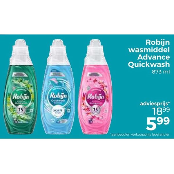 Wasmiddel Advance Quickwash