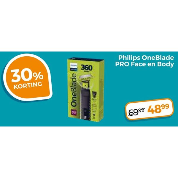 Philips OneBlade PRO Face en Body