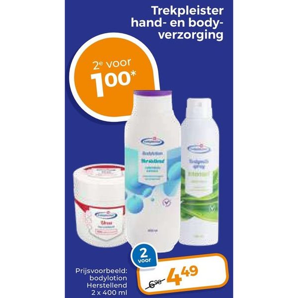 Trekpleister hand- en bodyverzorging